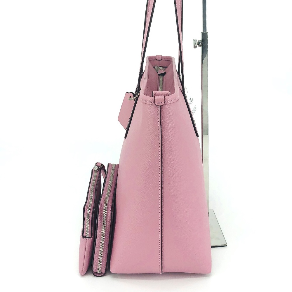 3PCS Coach City Zip Top Tote Wallet Wristlet Set - Picture 3 of 8